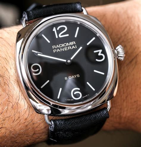 panerai radiomir 42mm on wrist|radiomir Panerai watch black seal.